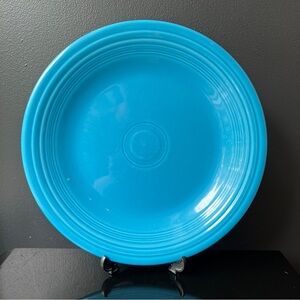 Fiesta Ware Fiestaware Peacock Blue Dinner Plate Homer Laughlin Discontinued
